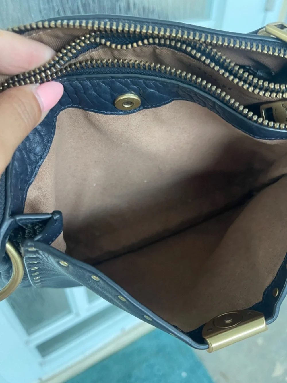 Coach smooth leather